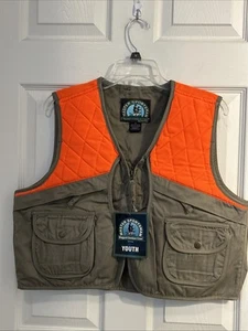 NWT Gander Mountain Youth Boy XL Guide Series Khaki Outdoor Hunting Vest Pockets - Picture 1 of 5