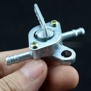 6mm Universal Motorcycle Petrol Fuel Tap Inline Petcock Switch for Honda Suzuki - Picture 1 of 8