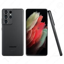Unlocked Samsung Galaxy S21 Ultra SM-G998U 5G 6.8" AMOLED 128GB Black GOOD