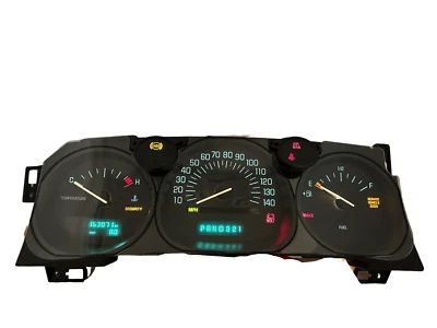 Medidores de painel de instrumentos velocímetro 00 01 Buick LeSabre 163.104 milhas RECONSTRUÍDO - Imagem 1 de 3