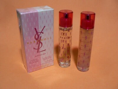ВИНТАЖНАЯ КУКЛА YVES SAINT LAURENT BABY DUO 1,0 унции + 1,0 унции БЛЕСТЯЩАЯ + ТУАЛЕТНАЯ ВОДА СПРЕЙ OS - Изображение 1 из 4