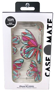 New Case-Mate Hard Case for iPhone SE (3rd Gen), iPhone 8, 7, 6S - Butterflies - Picture 1 of 2