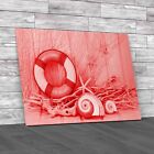 Nautical Chic Bathroom A Stylish Touch Of The Sea Red Canvas Print Large