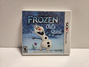 Disney Frozen Olaf's Quest (Nintendo 3DS) Estuche Original y Manual Solo - Imagen 1 de 3