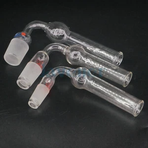 #10 #14 #19 #24 #29 Tubo de secado de curvas articuladas Adaptador de vidrio Laboratorio de química - Imagen 1 de 17