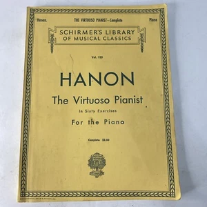Hanon Vol 925 Il Pianista Virtuoso in Sessanta Esercizi per Pianoforte 1928 Schirmer - Foto 1 di 3
