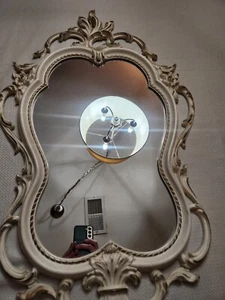 White French Provincial Syroco Wall Mirror Hollywood Regency 31" X 19" Vintage - Picture 1 of 7