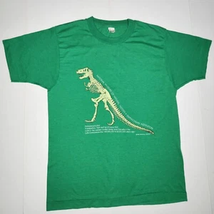 Vintage Museum Natural History Smithsonian Tshirt Medium FIT SMALL TRex Dinosaur - Picture 1 of 6
