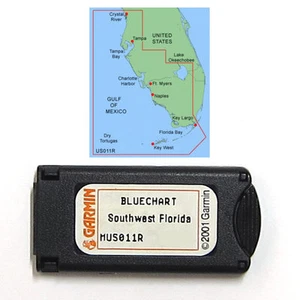 Garmin BlueChart Southwest SW Florida MUS011R Data Card Marine Chart - Picture 1 of 2