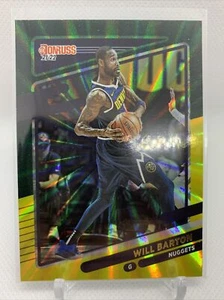 2021-22 Panini Donruss LÁSER AMARILLO VERDE #106 Will Barton NUGGETS 46 - Imagen 1 de 2