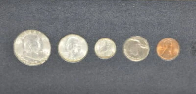 1954-S US Mint Silver Set of Gem Brilliant Uncirculated Frosty Field Coins - Image 1 of 2