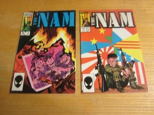 Lote de 2 cómics de Marvel Comics 1987 The 'Nam números #3 y #7 - Imagen 1 de 2