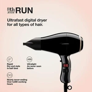 ELCHIM 8th Sense Run Hair Dryer - Black - Picture 1 of 1