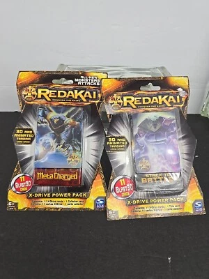Set of 2 Redakai 3D & Animated Trading Cards 11 + 1 Title Card Package 2011 NIP - Image 1 of 4