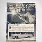 59 Buick "How To Chop A Bubble Top" Vintage Pictorial 2001 Rod & Custom 8.5 X 11