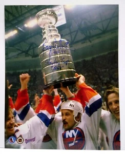 BRYAN TROTTIER Autographed 8x10 Photo New York Islanders Stanley Cup 1981 - Picture 1 of 3