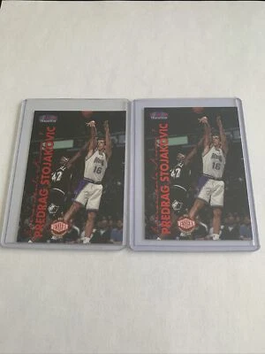 peja stojakovic fleer tradition rookie #120 LOT Of 2!! - Image 1 of 2