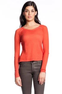 360 Grace Suéter Mandarín Naranja Cachemira Mangas Largas Tejido Para Mujer Diseñador - Imagen 1 de 4