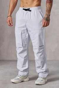 YoungLA 2034 - TERRAIN WASSERDICHTE HOSE hellgrau Neu mit Etikett Medium AUSVERKAUFT Disc lesen - Bild 1 von 10