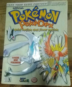 Pokemon Gold and Silver Official Pokedex by Brady games rare  GLOBAL SHIPPING - Bild 1 von 4