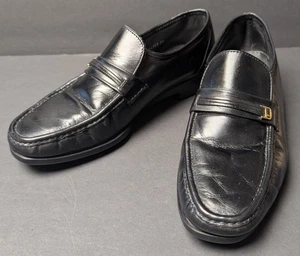 Florsheim Riva Slipper elegante Schuhe HERREN GRÖSSE 10,5D schwarz Halbschuhe 17088 01 Büro - Bild 1 von 10