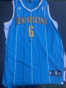 adidas NEW ORLEANS HORNETS TYSON CHANDLER SWINGMAN JERSEY Mens Size 2XL +2 - Picture 1 of 14