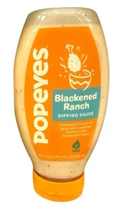 Salsa Popeyes Ranch ennegrecida - Una botella exprimidora de 18 oz - Envío gratuito - Imagen 1 de 2