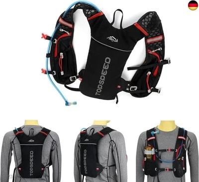 Trinkrucksack Laufrucksack Fahrradrucksack Rucksack Ultraleicht Wasser - Bild 1 von 4