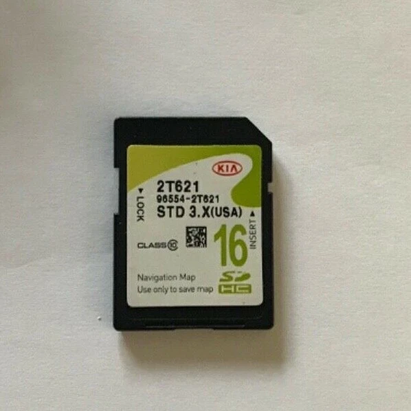 OEM 2014 2015 Optima SD Navigation Memory Card Part # 96554-2T621 GPS Map data - Image 1 of 1