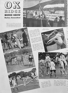Ox Ridge Horse Show 1936 Darien CT 1 Page Pics - Picture 1 of 1