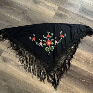 Kids Flamenco Shawl New Spain - Picture 1 of 3