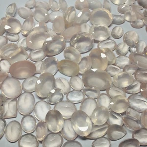 Natural Brilliant Cut Rose Quartz Faceted Loose Ethical Gemstone Jewelry Making - Picture 1 of 6