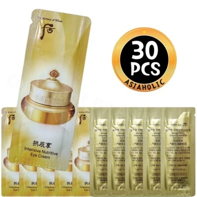 The history of Whoo Intensive Nutritive Eye Cream 1ml x 30pcs (30ml) Sample New - Изображение 1 из 4