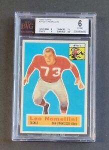 Leo Nomellini 1956 Topps #74 BVG 6 (High Subgrads! (8.5 Surface)) NFL HOF 49ers