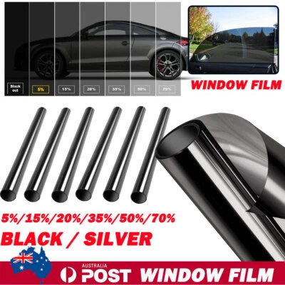 3M Window Roll Uncut Tint Film VLT 5/15/20/35/50/70% 10ft Car Home Office 50cm - image 1 of 4