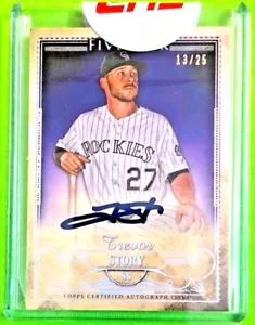 2016 Topps Five Star 5 Star Trevor Story RC Factory RAINBOW PARALLEL AUTO /25! - Picture 1 of 6