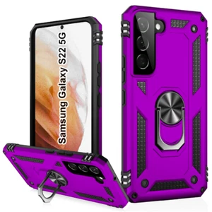 Military Grade Armor Rugged Case Samsung Galaxy S22 6.1 Magnetic Kinkstand New - Picture 1 of 18