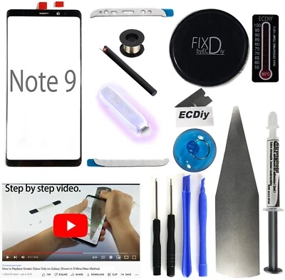 For Samsung Galaxy Note 9 Front Glass Lens Screen Replacement LOCA glue tool - Image 1 of 4