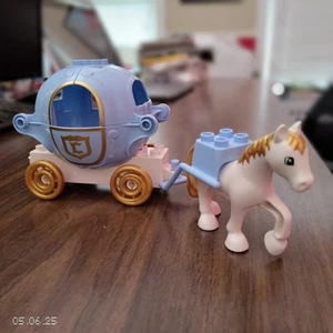 Lego Duplo Aschenputtel Kutsche & Pferdezügel Ersatzteile Disney Teile - Bild 1 von 8