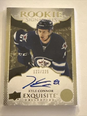 2016-2017 Upper Deck Exquisite Collection Kyle Connor Rookie Signatures /225 - Image 1 of 2