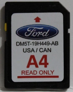 Ford Escape Flex Fusion F-150 2013 2014 Navigation A4 Map SD Card DM5T-19H449-AB - Picture 1 of 2