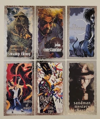 1994 VERTIGO DC Comic COMPLETE Prototype WIDEVISION Silver CHASE INSERT CARD SET - Image 1 of 4