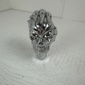 Chrome Skull Skeleton Hand Shift Knob Hot Rod Rat Rod Street Muscle Car - Bild 1 von 4