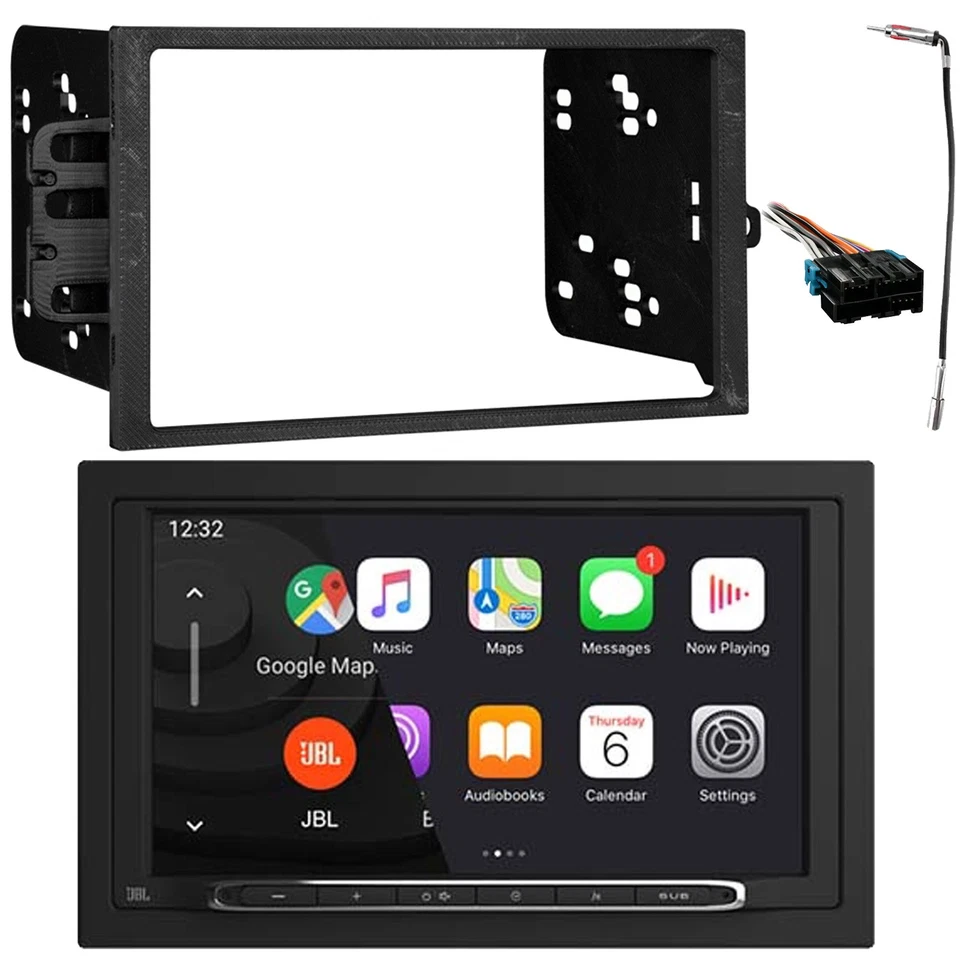 Receptor Bluetooth JBL 2 DIN, kit de instalación doble DIN, arnés de cableado (1994-2005) Foto 1 de 4