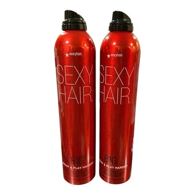 2 x Big Sexy Hair Spray & Play HARDER Firm Volumizing Hair Spray 10 oz As Shown - Image 1 of 2