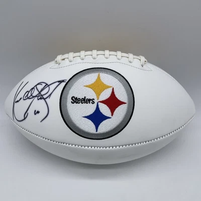 Футбольный логотип с автографом Корделла Стюарта из Pittsburgh Steelers — Beckett W голографический - Изображение 1 из 4
