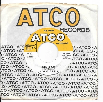 BOBBY DARIN Similau on Atco popcorn R&B soul jungle exotica monster 45 HEAR Foto 1 de 2