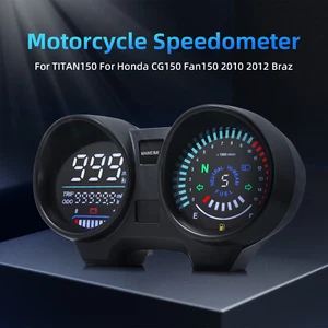 RPM Meter Speedometer Digital Dashboard Electronics Panel Motorcycle for Brazil - Picture 1 of 16