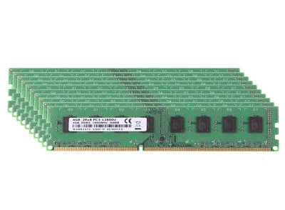 40 GB DDR3 RAM 10X 4GB PC3-12800 2Rx8 1600Mhz DIMM 240PIN Desktop Memory NON-ECC - Image 1 of 4