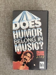 Does Humor Belong In Music- Frank Zappa - PAL VHS Video Tape Very Good - Picture 1 of 5